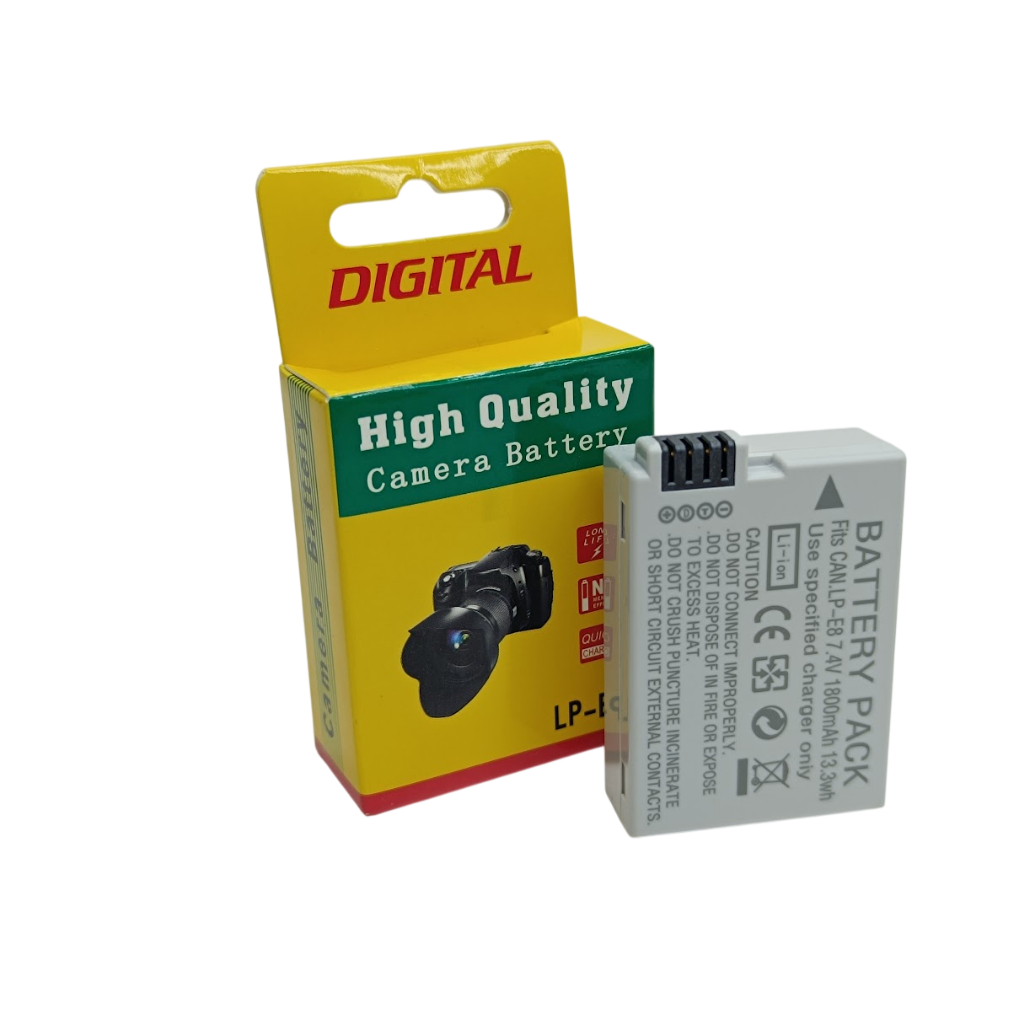 Bateria Lp-e8 Para 550d 600d 650d 700d kiss x4 x5 x6i x7i rebel t2i t3i t4i t5i