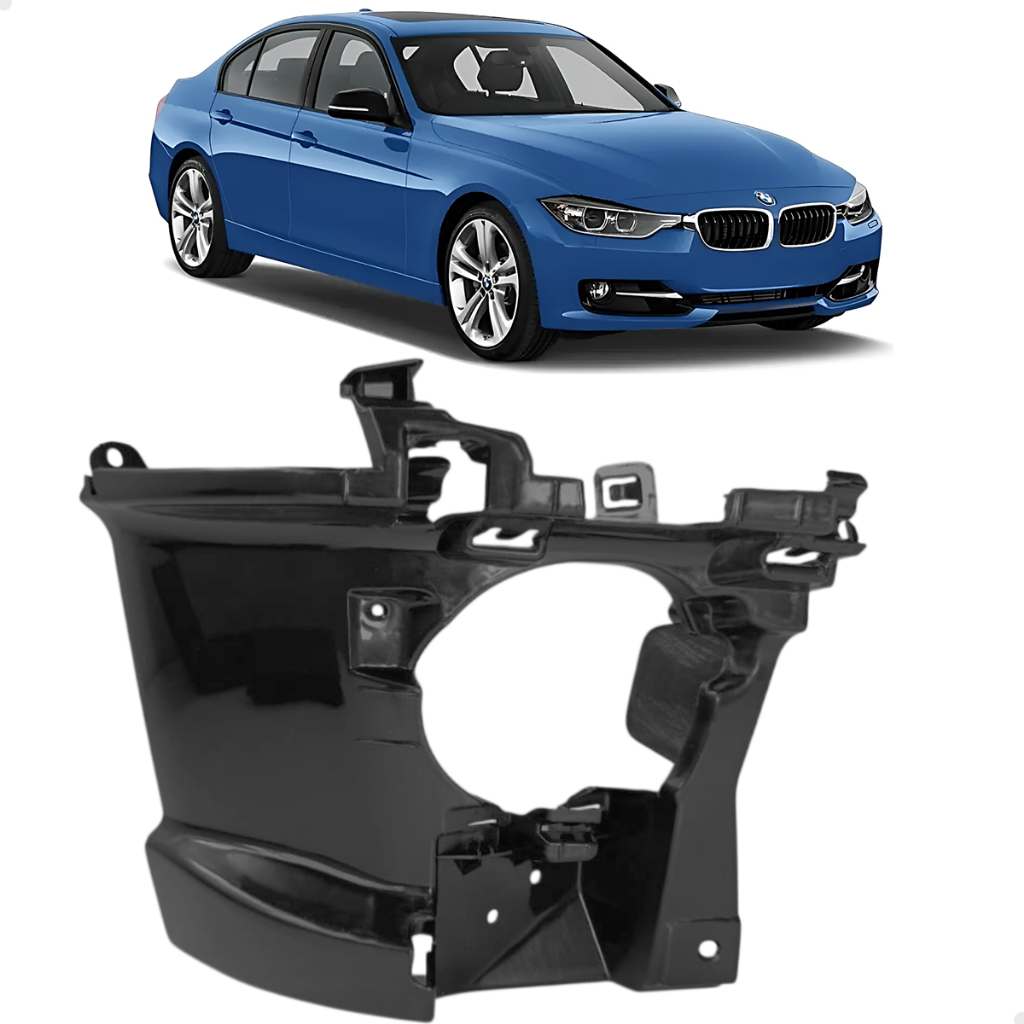 Suporte Grade Milha Frontal Bmw 320i 328i 2013 2017 Direito Passageiro
