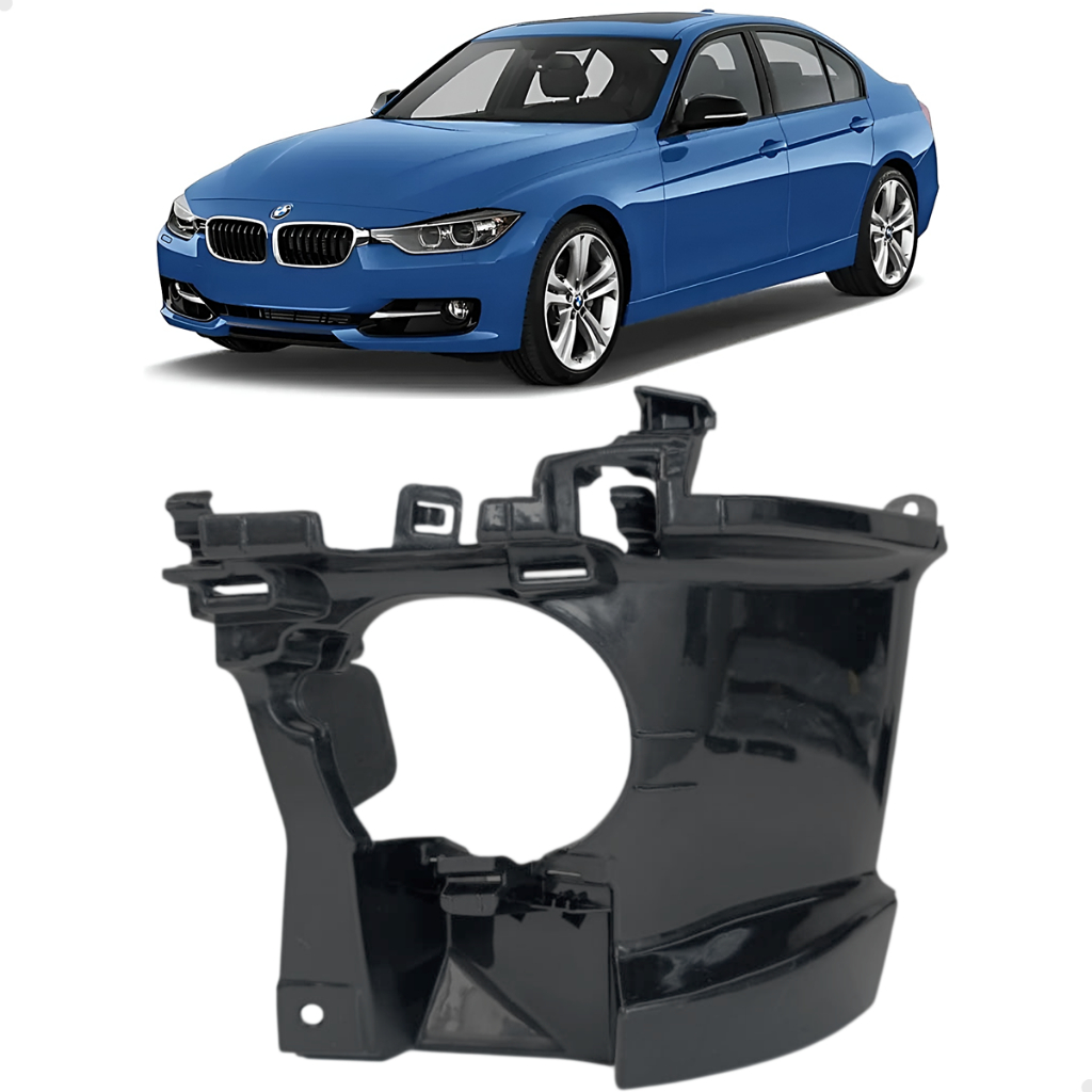 Suporte Grade Milha Frontal BMW 320i 328i 2013 2017 Esquerdo Motorista 51117386149