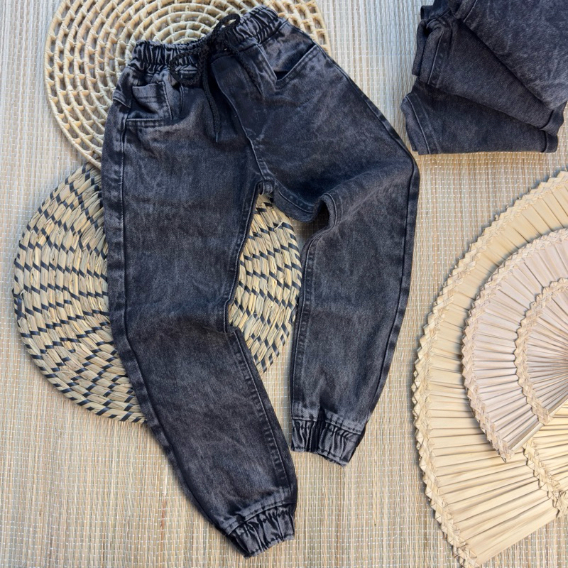 CALÇA INFANTIL MENINOS JEANS JOGGER