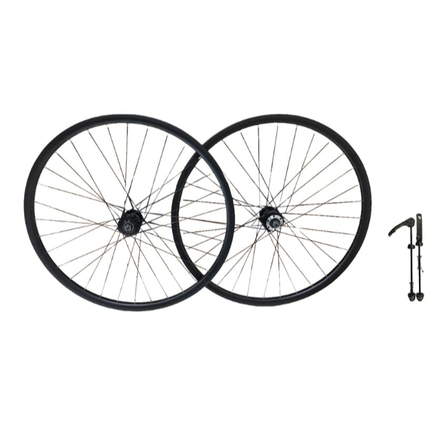 Par de roda montada com cubo cassete alumínio 6061 36 furos gravel, speed, aro 29 700