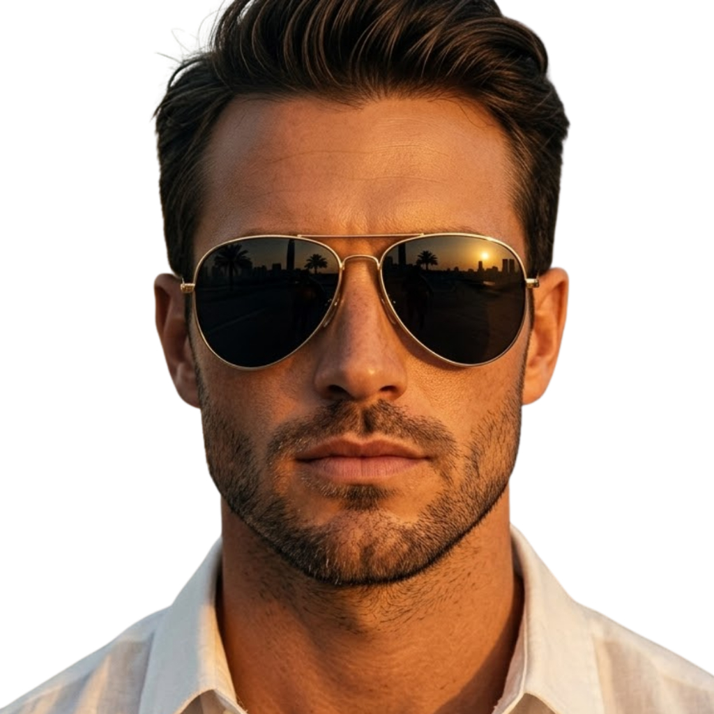 Óculos De Sol Classico Masculino Aviador