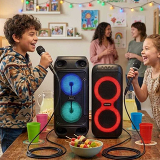 Caixa Amplificada Sumay SlimBox e SlimBlack 60w e 80w Bluetooth Usb Karaokê Microfones Fio Multimídia em Oferta na Shopee