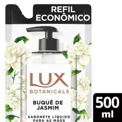 Refil Sabonete Líquido para as Mãos Lux Buquê de Jasmim 500ml