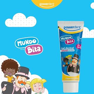 Gel Dental Infantil Mundo Bita Sabor Morango 100g em Oferta na Shopee