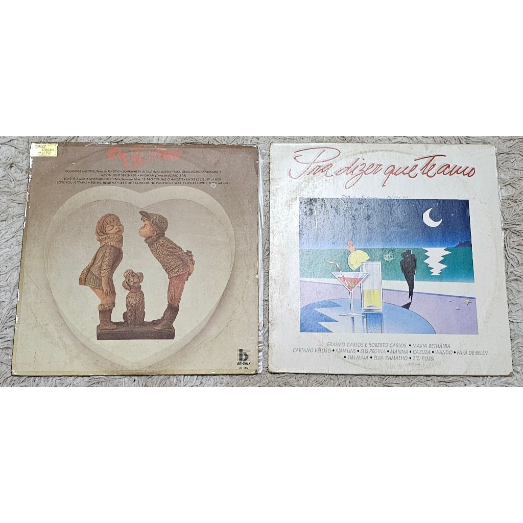 Lote Lp's Coletânea - Bob Dylan,Erasmo Carlos,Roberto Carlos,Cazuza,Elis Regina,Tim Maia,Maria Bethânia,Caetano Veloso