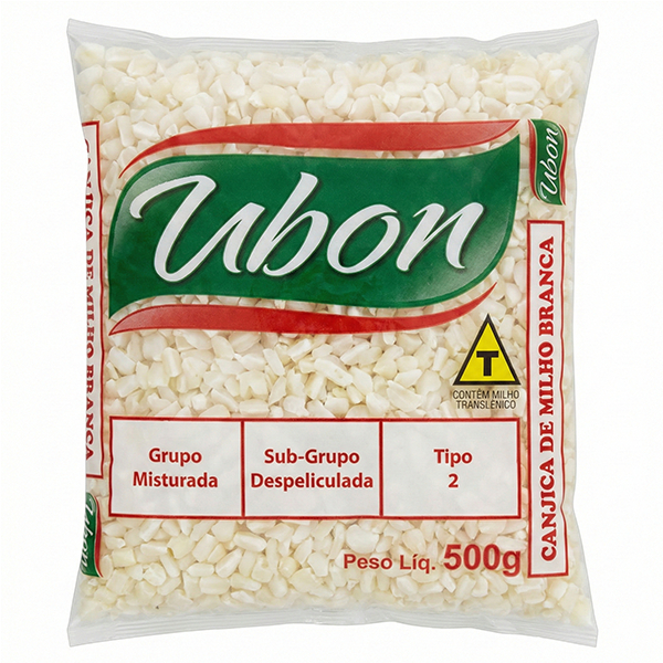 Milho Canjica Branca Ubon 500g