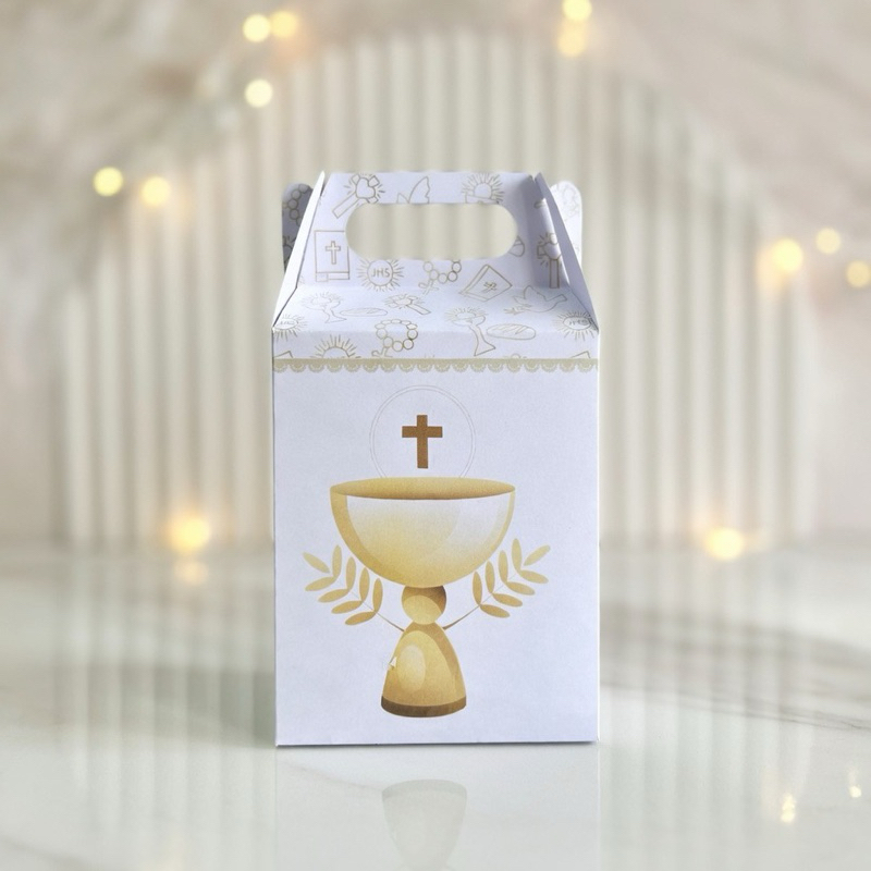 Caixa MALETINHA  EUCARISTIA | Caixa Personalizada Com Nome | Mimos Aniversário Lembrancinhas Personalizados Kit Festa