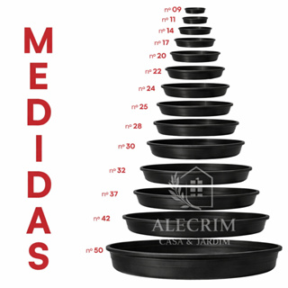 Pratos Redondo Para Vaso De Plantas Diversos Tamanhos Potes Plantas Flores Jardim Decoração em Oferta na Shopee