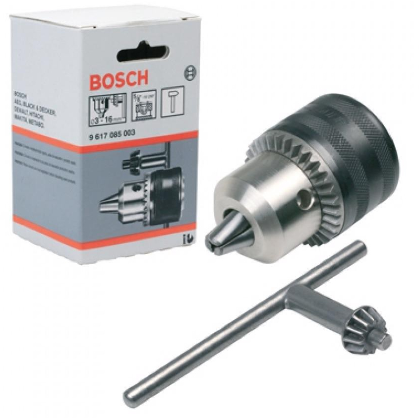 Mandril 10L 3/8" X 24 Rev.Cr.Preto - Bosch