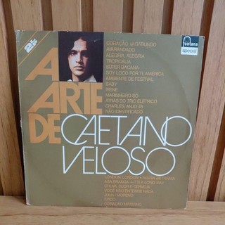 LP disco vinil A Arte de Caetano Veloso.
