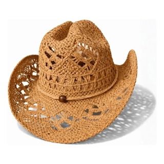 Chapéu Cowboy Country Palha Virginia Moda Feminina Praia Rodeio Estilo Sertanejo Verão Unissex em Oferta na Shopee