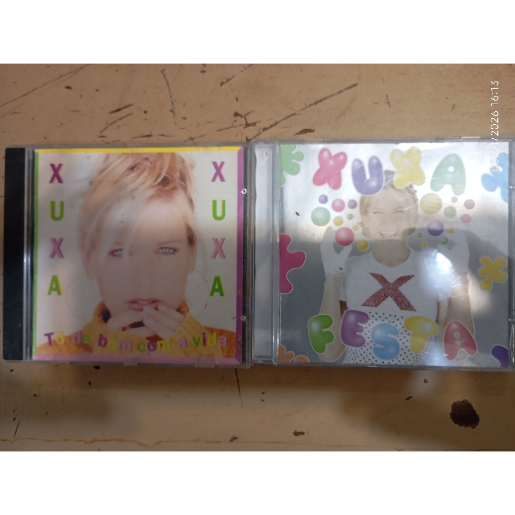Cd Xuxa - Tô de bem com a vida e Xuxa Festa (2cd)