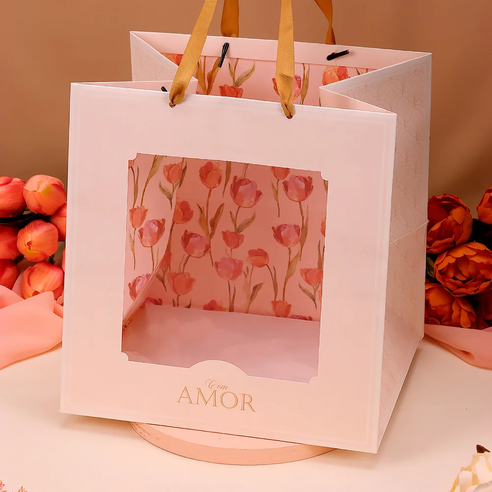 10 SACOLA GRANDE C/ VISOR TULIPAS 4911 ( DIA DAS MÃES JANGO 2026) OUTLET · foto 2