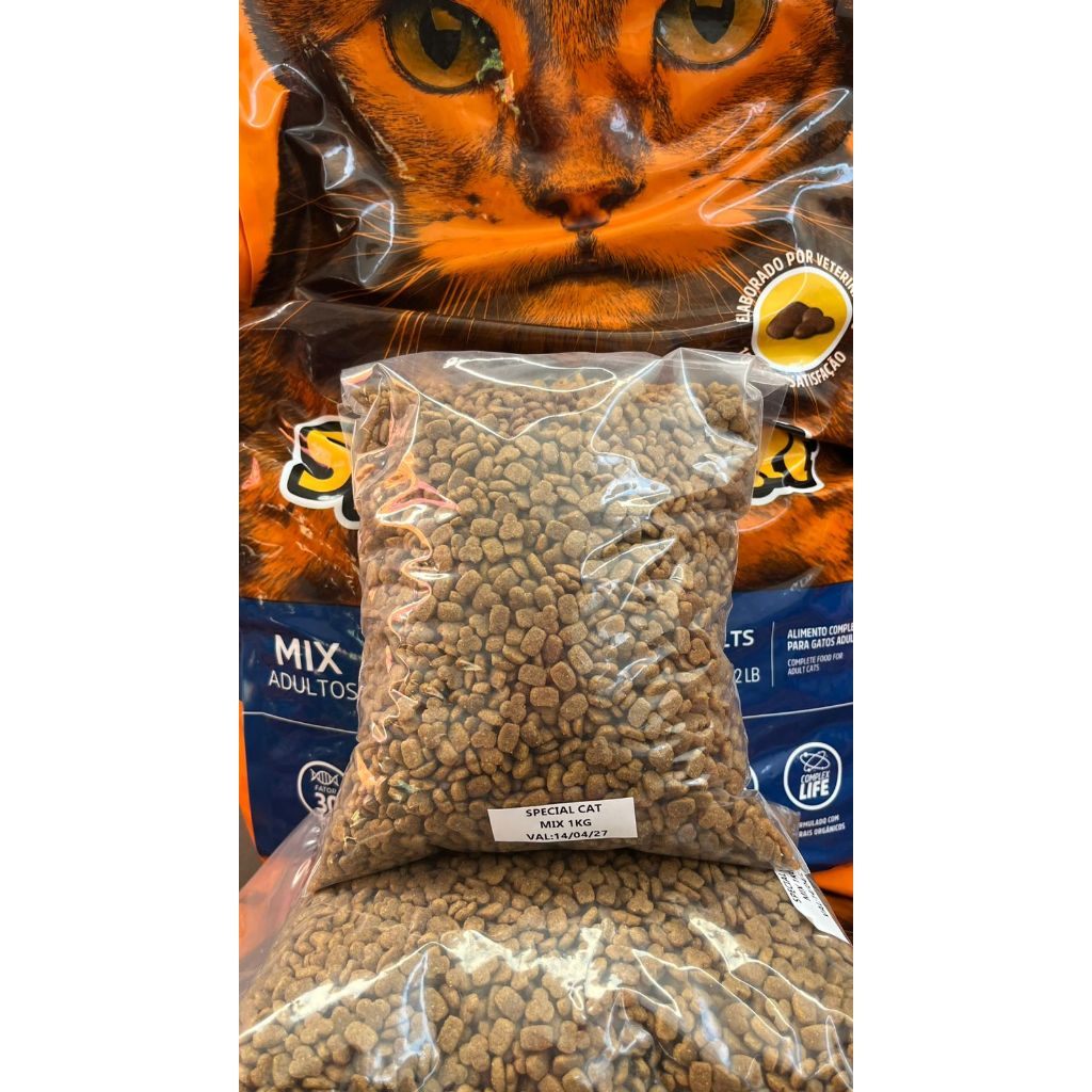 RAÇÃO PARA GATOS SPECIAL CAT SABOR MIX DE CARNES - A GRANEL 1 KG