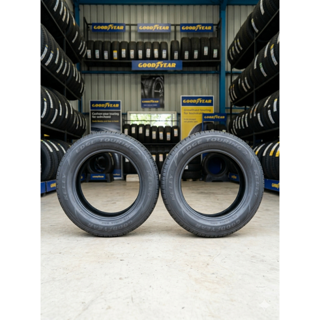 Kit 2 Pneus Aro 14 175/65R14 86H Kelly Edge Touring 2 Goodyear Agile QQ Prisma Mobi Argo 206 207 306 Peugeot