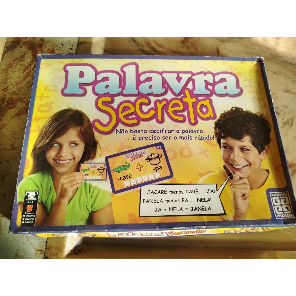 Palavra Secreta - Jogo Educativo da Grow Completo