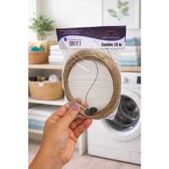 VARAL REVESTIDO EM PVC 15M