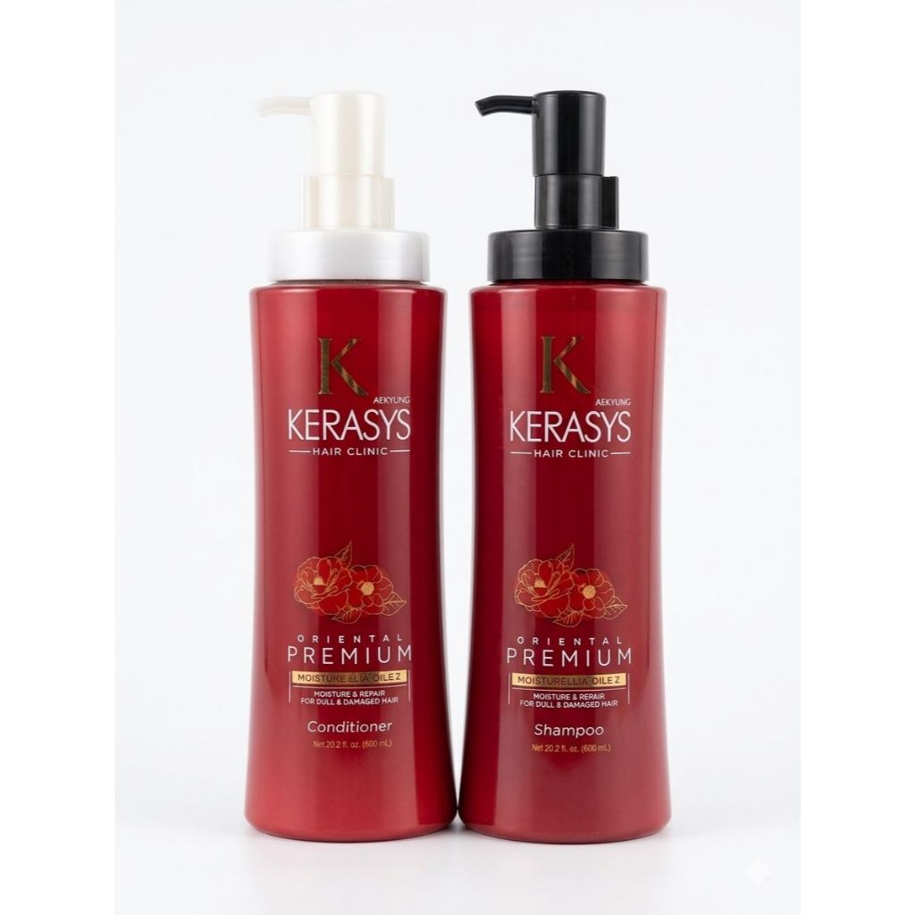 Kit Kerasys Oriental Premium 600ml Shampoo + Condicionador + Máscara Tratamento 200ml Original Coreano