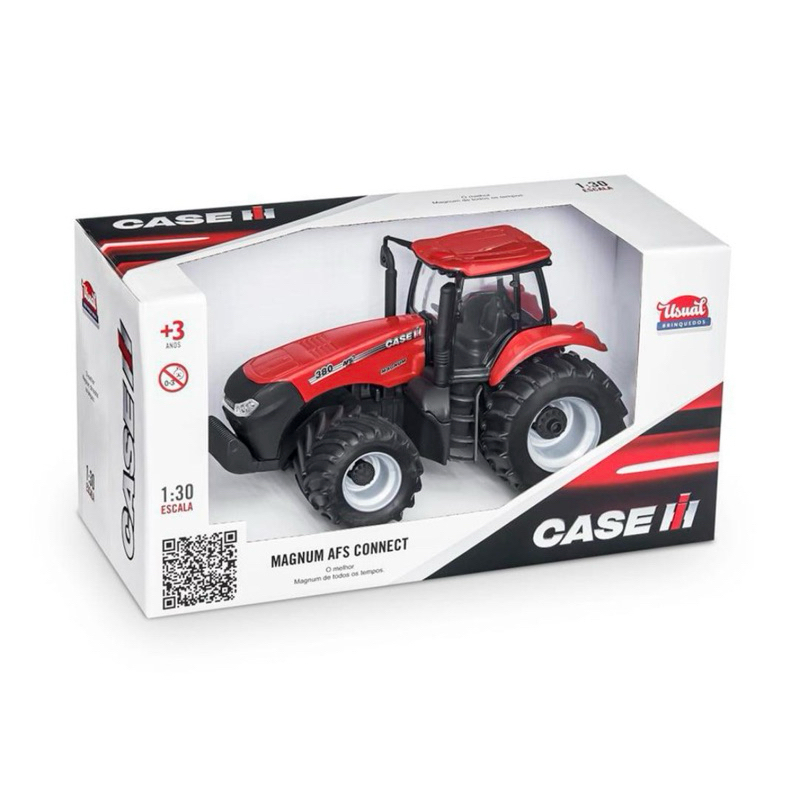 Trator Magnum Case 380 Em Miniatura Réplica Oficial Usual Brinquedos — imagem 2 de 2