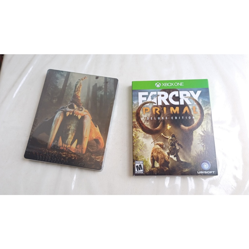 Jogo Far Cry Primal Deluxe Edition Steelbook Xbox Lacrado