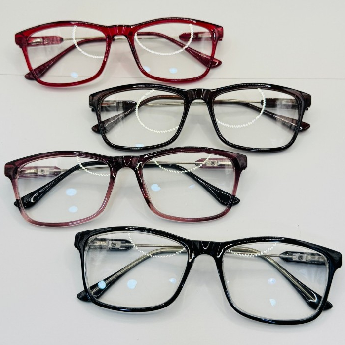 Armacao para Oculos acetato feminino,haste de metal,forma quadrado