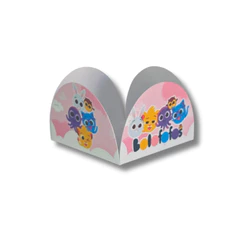100 Forminhas para doces Bolofofos Rosa