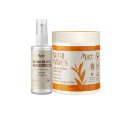 Kit Ápice Nutri Waves Finalização Cachos E Óleos Amazônicos Brilho Intenso