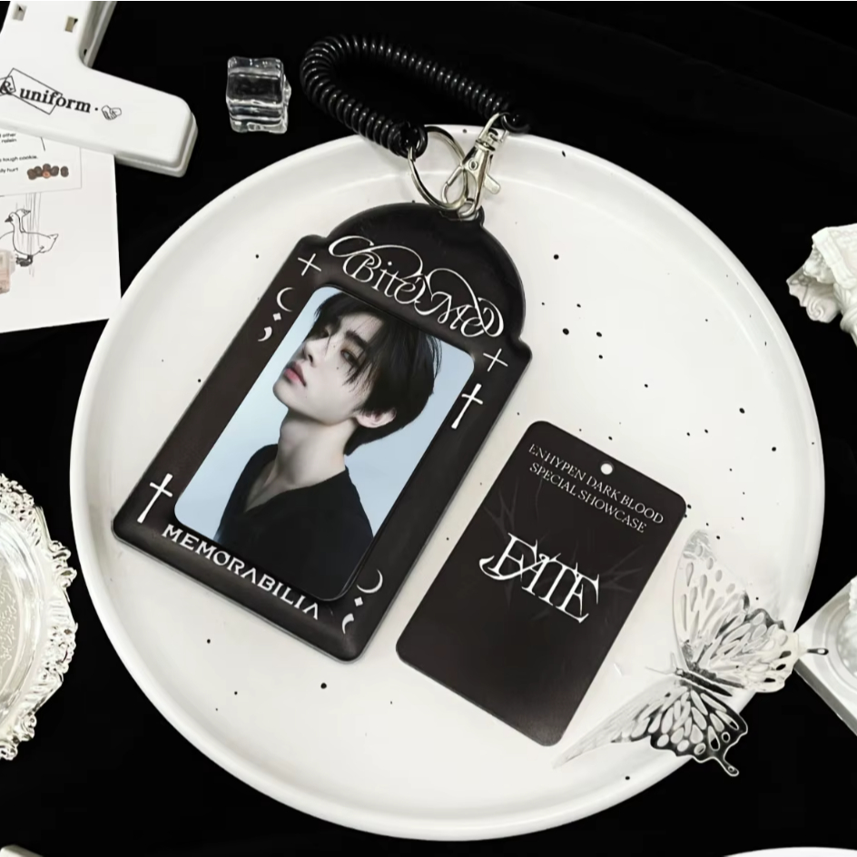 Holder/chaveiro para photocard ENHYPEN