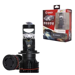 Lâmpada Ultra Led Cinoy Zoom H7 Projetor Canhão 10.000 Lumens 6000k Automotiva 12v