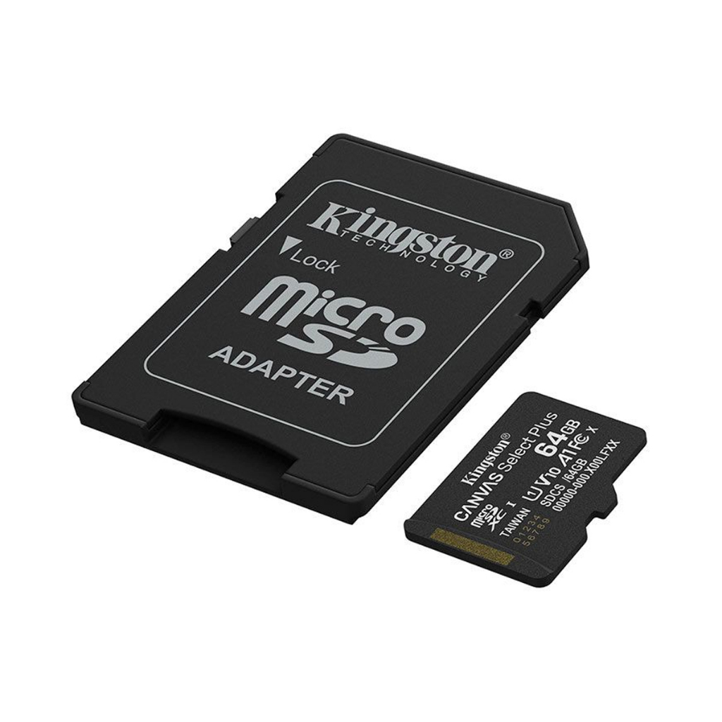 Cartão de Memória Kingston 64GB SDXC Canvas Go Plus SDS2 U1 V10 UHS-I Até 100MB/s