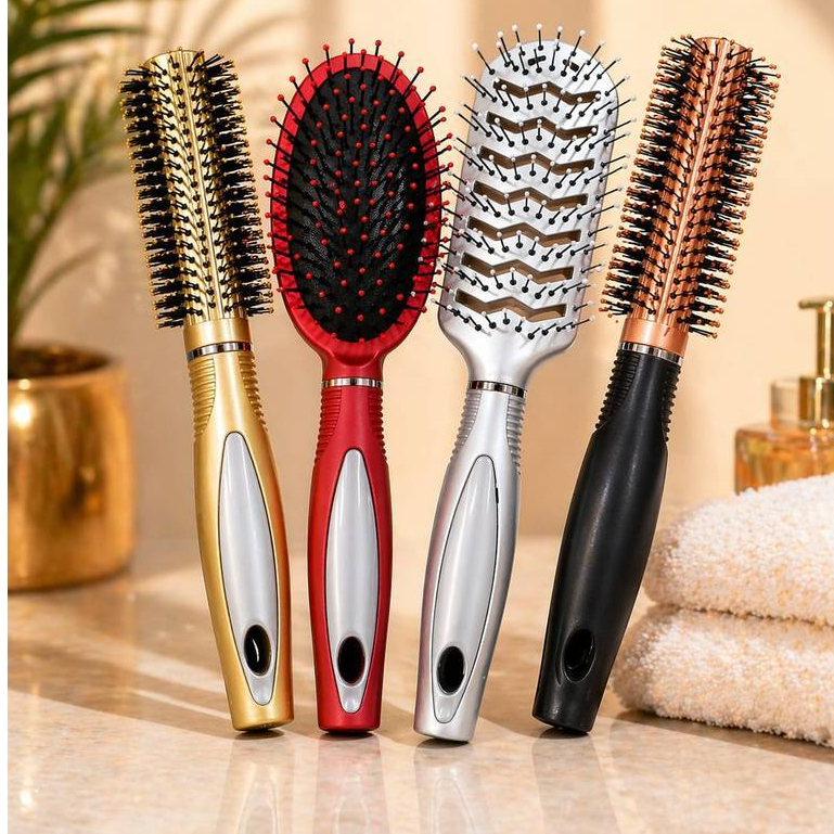 ESCOVA DE CABELO IMPORTADAS-OTIMO PARA VIAGENS-CORES SORTIDAS----AD1