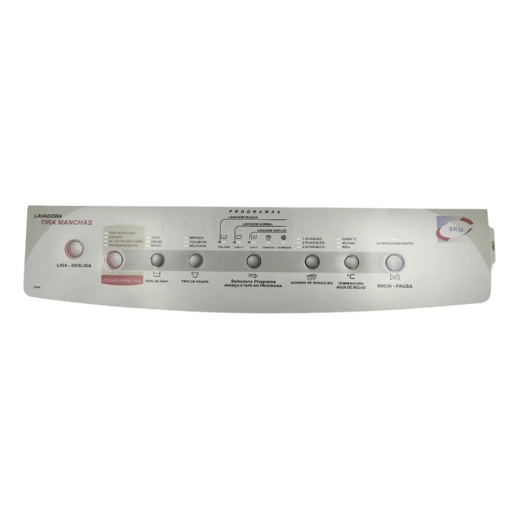 Painel Decorativo Compatível Lavadora Brastemp Bwt08a CPP0560