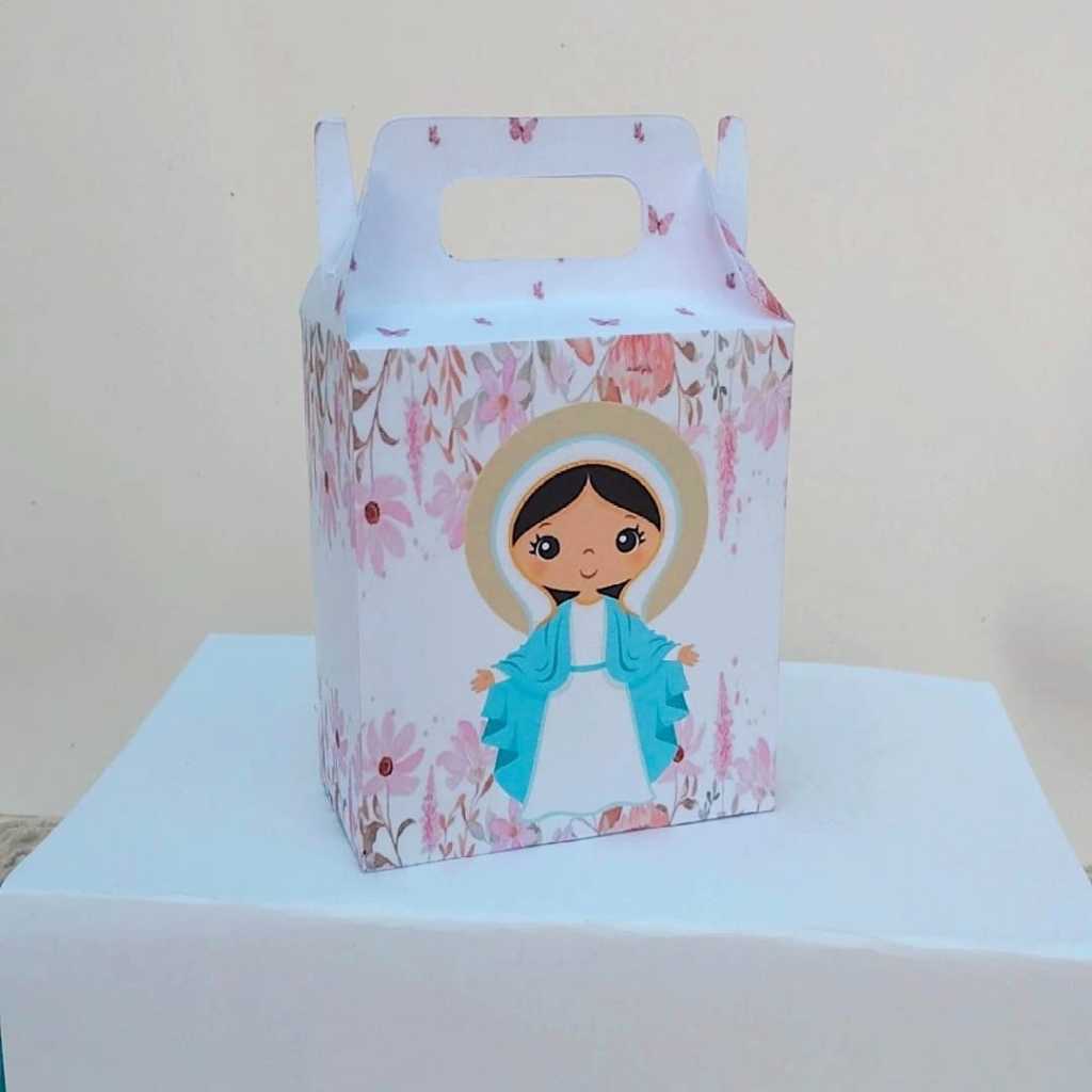 Caixa maleta Festa NOSSA SENHORA Lembrancinhas Festa infantil Caixinhas Personalizadas PEGUE MONTE