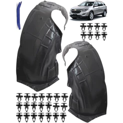 Parabarro para chevrolet Equinox 2018 2019 a 2021 Dianteiro Kit completo Lameiro Capa de Roda Grampo