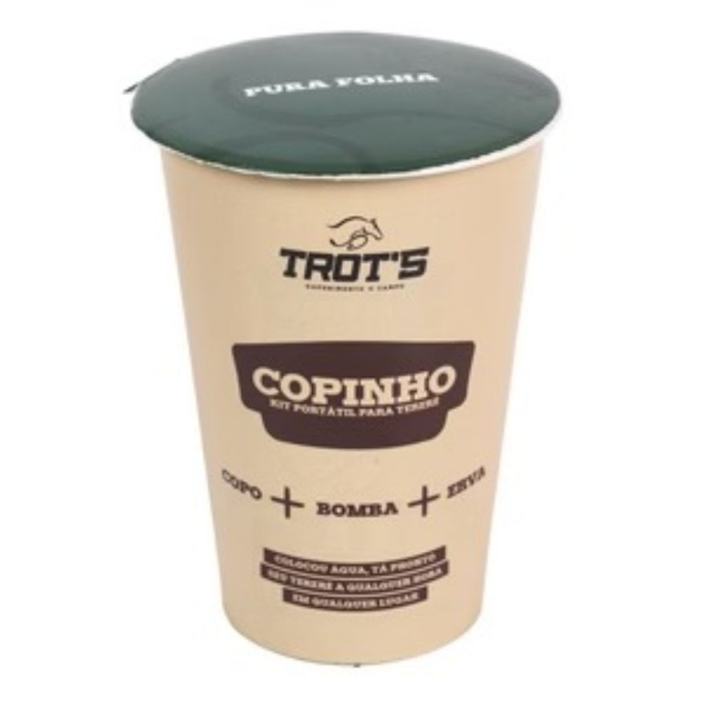 Copinho TROT’S - Pura Folha/copo+bomba+erva