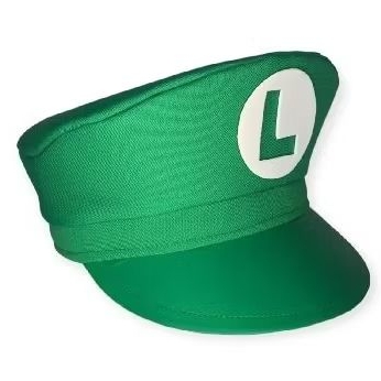 Quepe Super Mario Bros Luigi Boina C/ Bigode Fantasia Oxford - Infantil