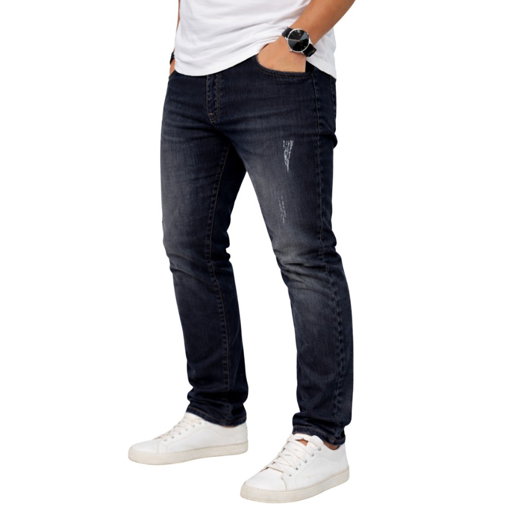 Calça Jeans Masculina Com Elastano Premium Slim Fit Lycra Confortável | Envio Imediato - Promoção