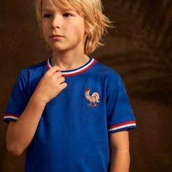 Camisa França Retrô Infantil Juvenil Unissex Oficial