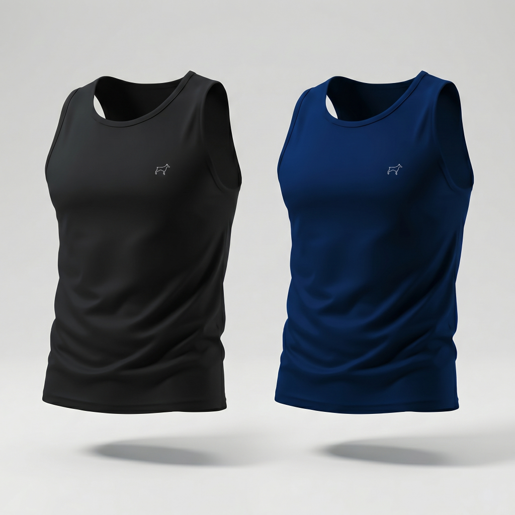 Kit 2 Regata Dry Fit Masculina Esporte Academia Treino Parvori