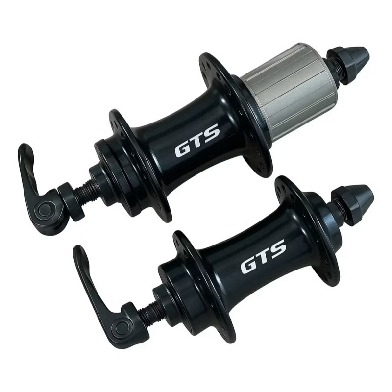 Par Cubo K7 Cassete Alumínio Gts 36 Furos C/ Rolamento P/ Freio a Disco Bike Aro 26 e 29 - 8v 9v 10v