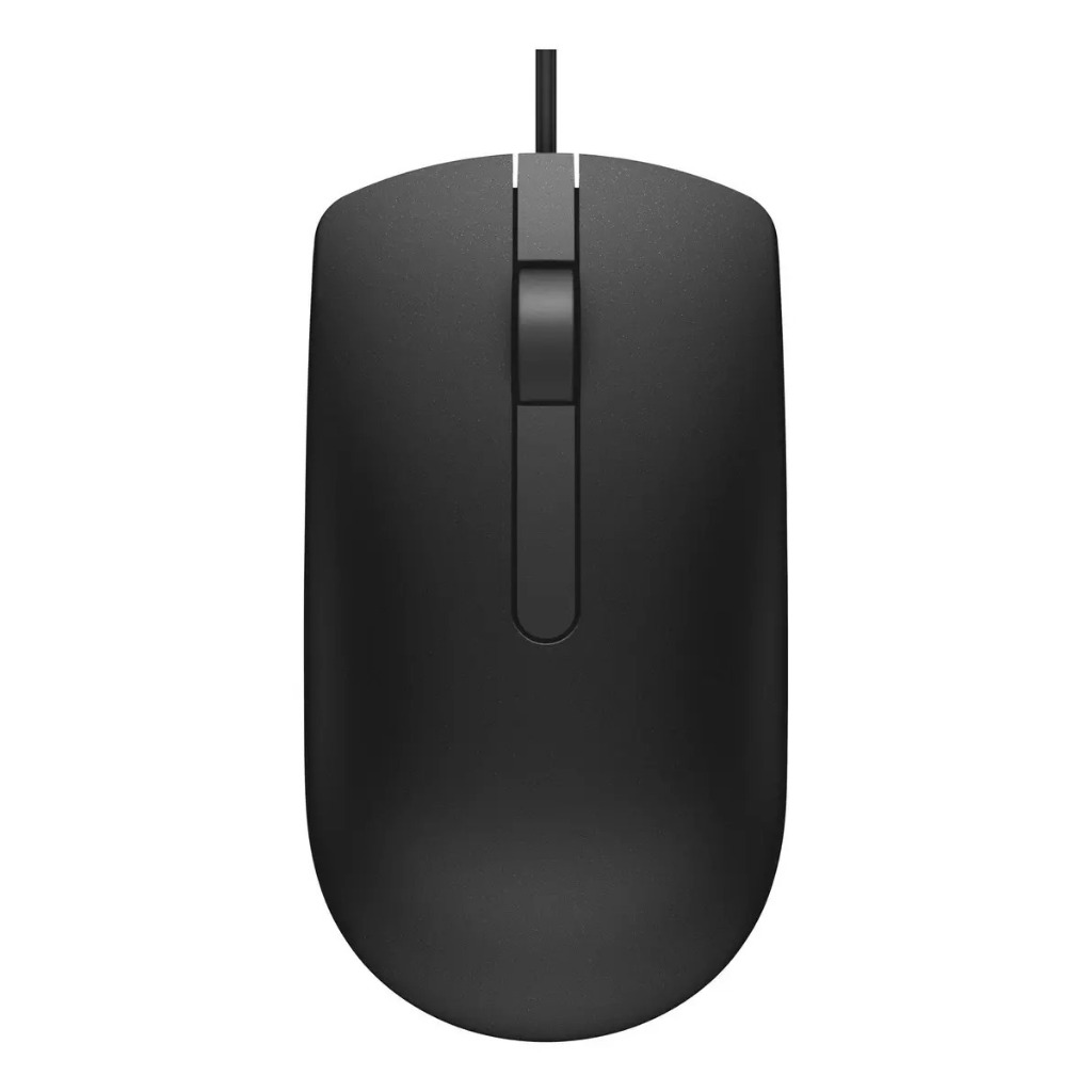 Mouse Dell USB com Fio Óptico | Modelo Universal | Para Notebook e PC | Plug and Play
