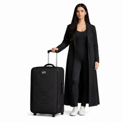 Mala de Viagem Village Média 23 kg Alça Retrátil Unissex Bagagem