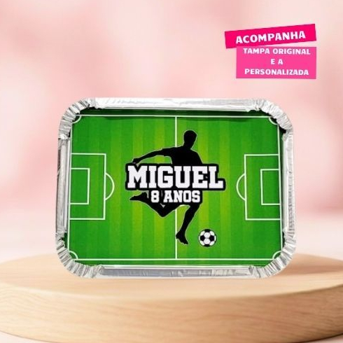 MARMITINHA PERSONALIZADA FUTEBOL / LEMBRANCINHAS DE ANIVERSÁRIO / MARMITA