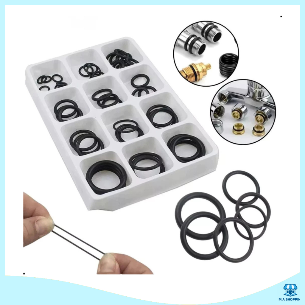 Kit Jogo De Anéis De Borracha O'ring Para Vedação Com 50 Peças - BestFer Kit 50pcs