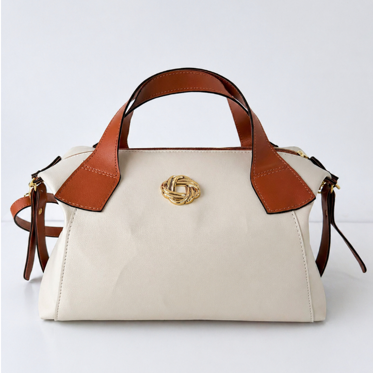 Bolsa Feminina Bau Macia Media com Alça Transversal e de Mão e Tiracolo /Trabalho e Passeio