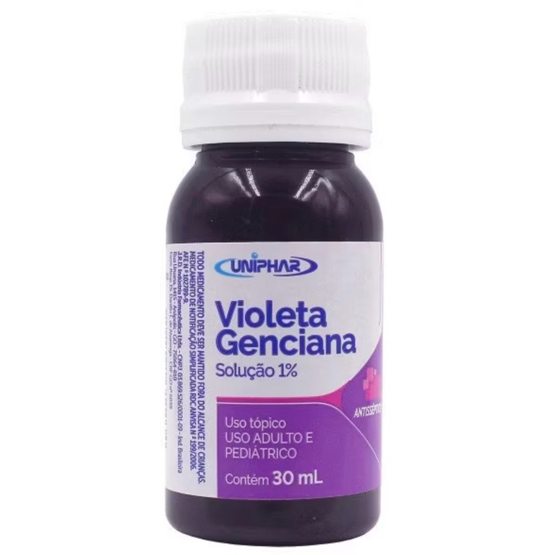 Violeta Genciana Solução 1% 30ml - Antisséptica e Versátil