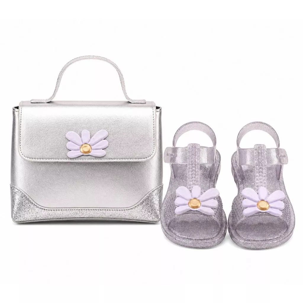 Kit Infantil Luiza Liz Bolsa + Sandália Margarida Luxo Confortável