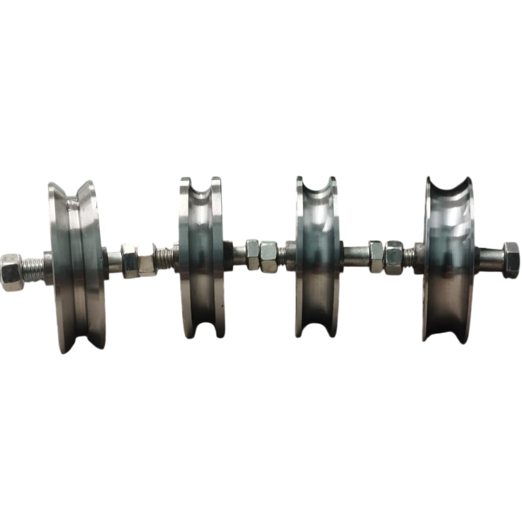 Roldana de Aco Para Portao 4 Polegadas (101.6mm) Canal V ,U3/8 U1/2 U5/8 (1 UND)