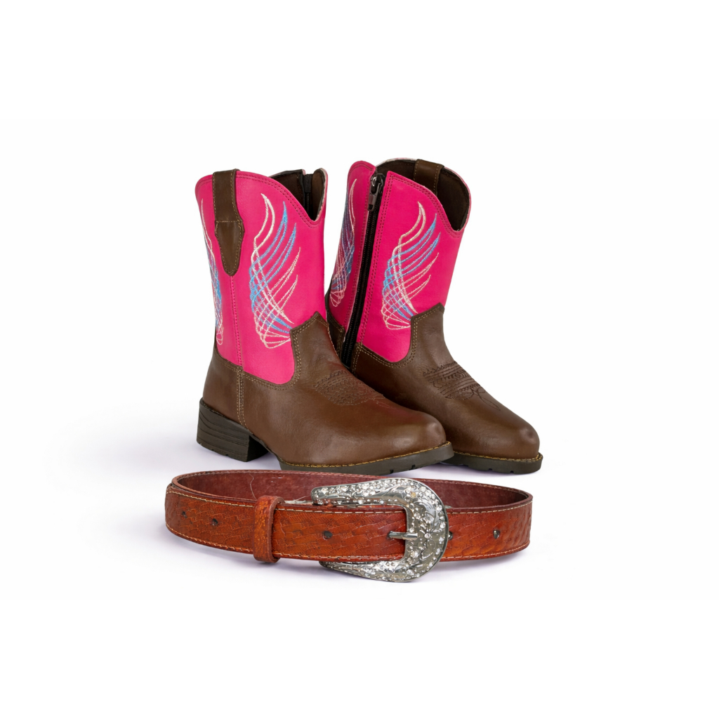 Kit Country Infantil Completo 🤠 Bota Texana + Cinto